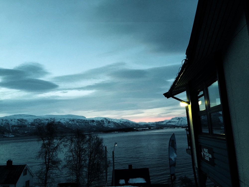 Die erste Morgenröte in Norwegen