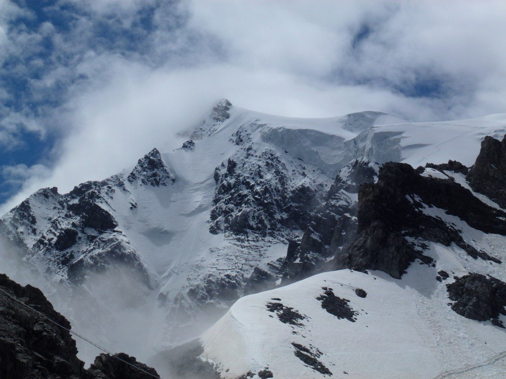 Blick auf den mächtigen Ortler