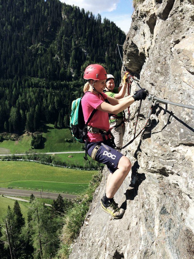 Klettersteig Stafflacher Wand