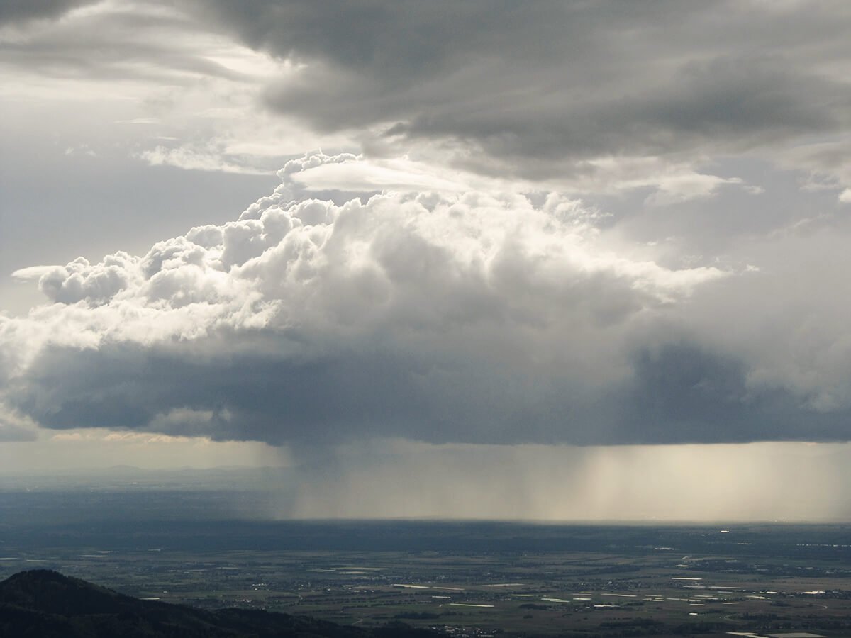 Gewitter in den Bergen