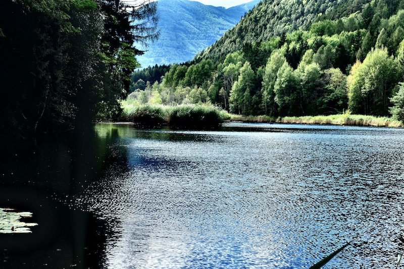 Der Vahrner See ist ein Naturschutzgebiet nördlich von Brixen.