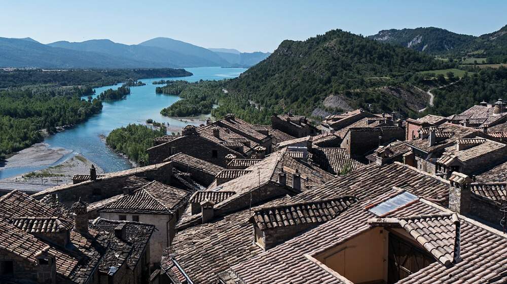 Ausblick vom Kirchturm in Ainsa