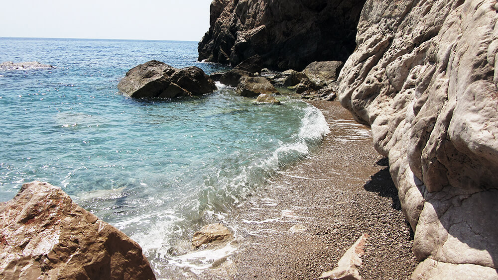 malerische Küstenabschnitte in Kroatien