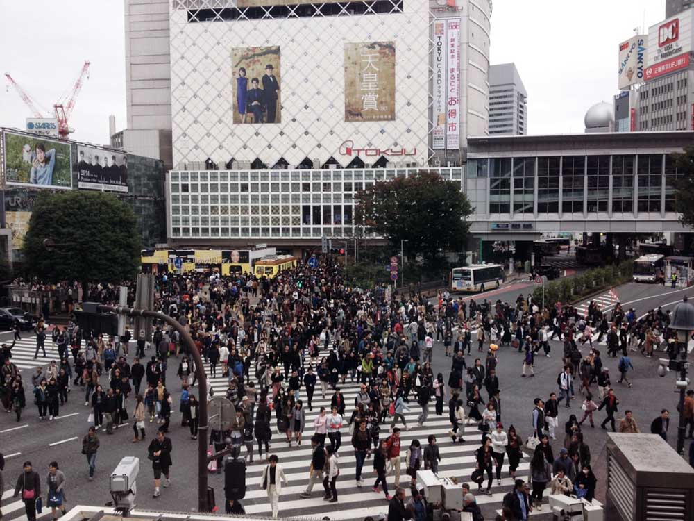 Shibuya Kreuzung Japan 