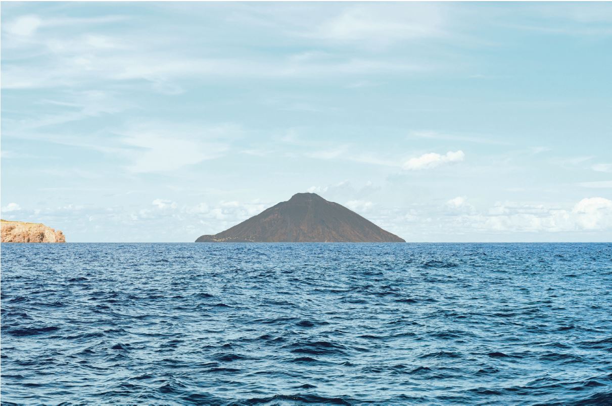 Blick auf den Stromboli
