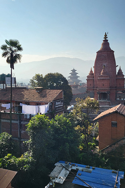 Ausblick auf Bhaktapur