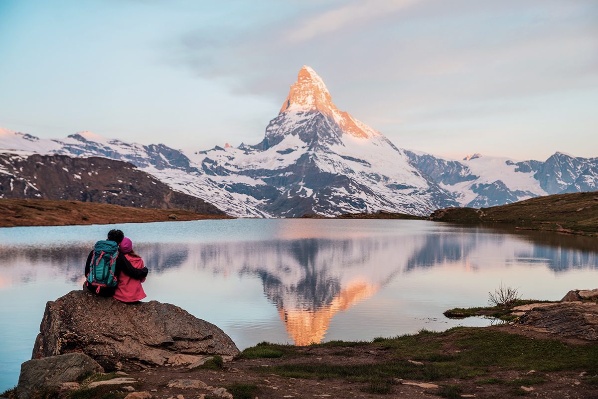 Matterhorn Alpenglühen