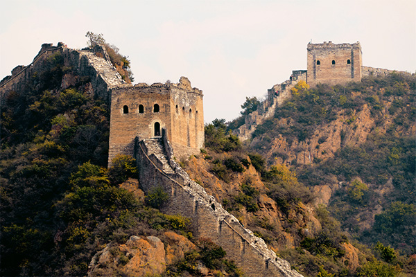 Chinesische Mauer beim Bereich Jinshanling
