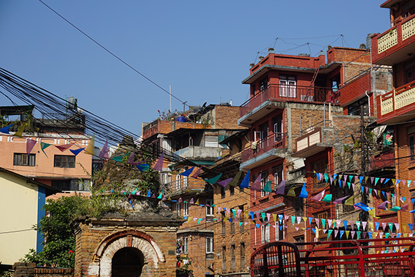 Häuser in Kathmandu