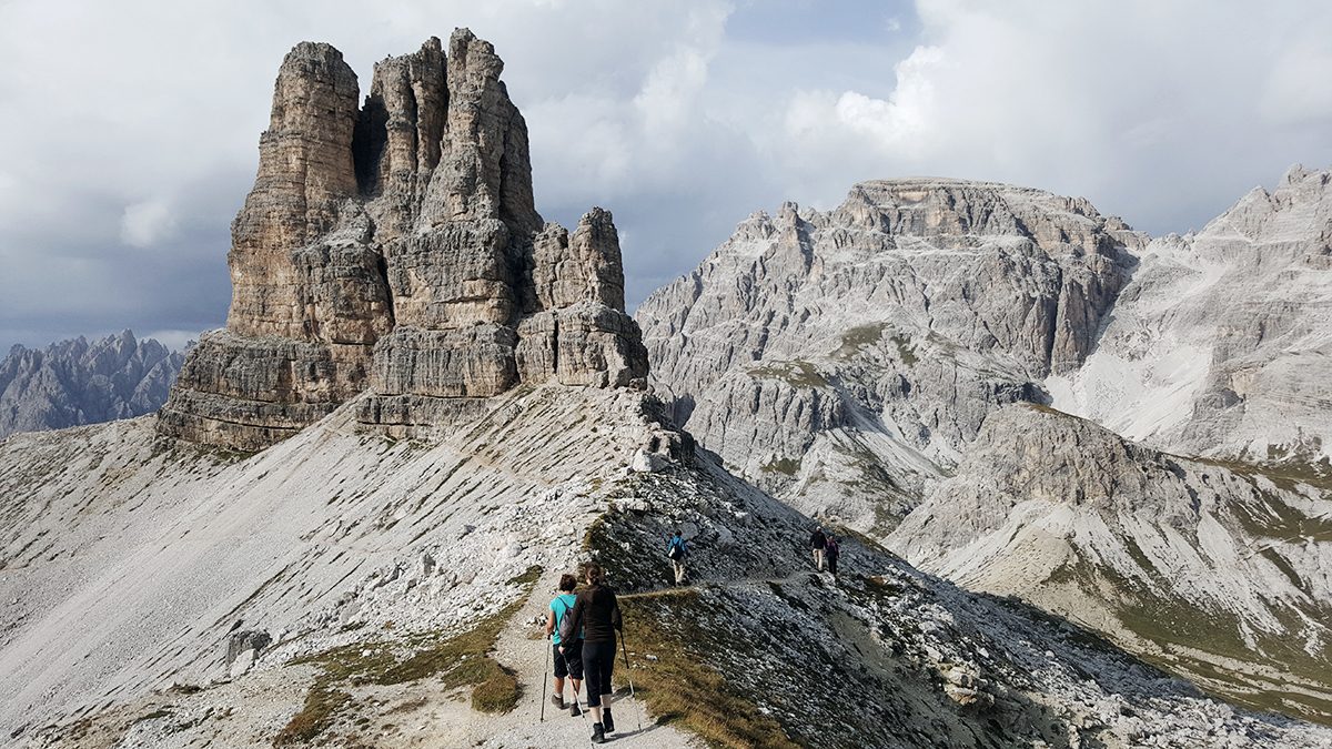 Wanderer Dolomiten