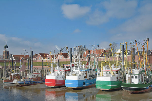 Fischerort Ditzum in Ostfriesland