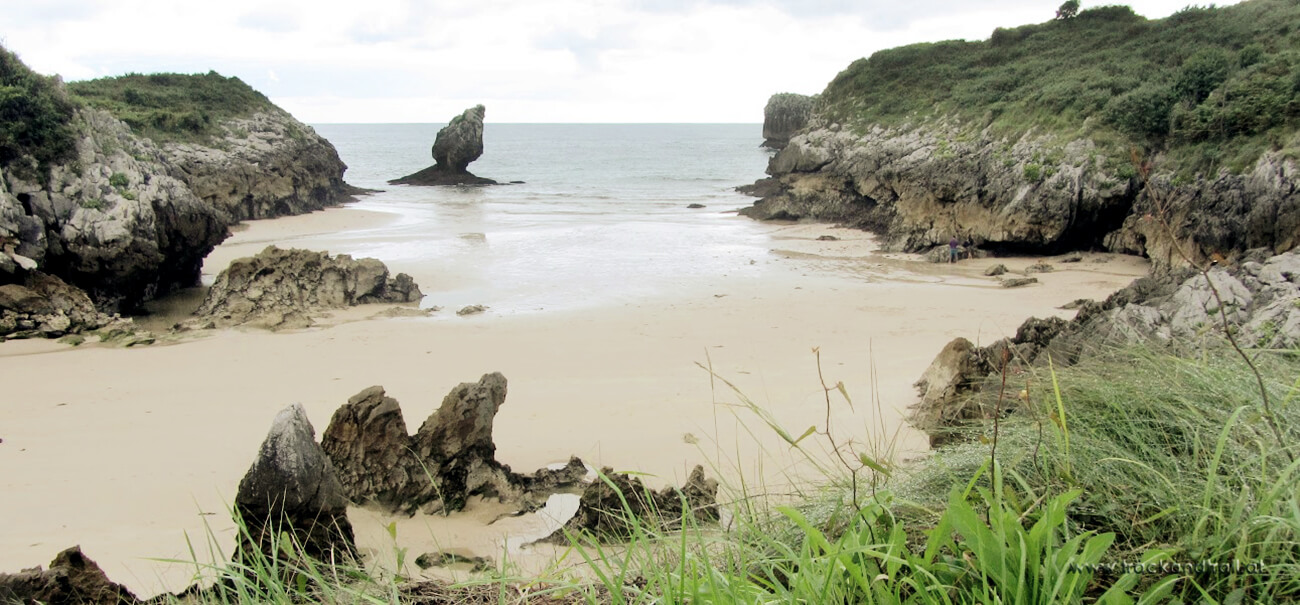 Strand an der Costa de Llanes