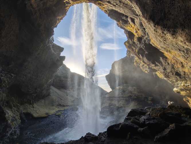 Kvernufoss, Wasserfall in Island