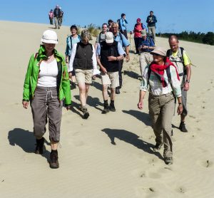 Wanderer auf Sand