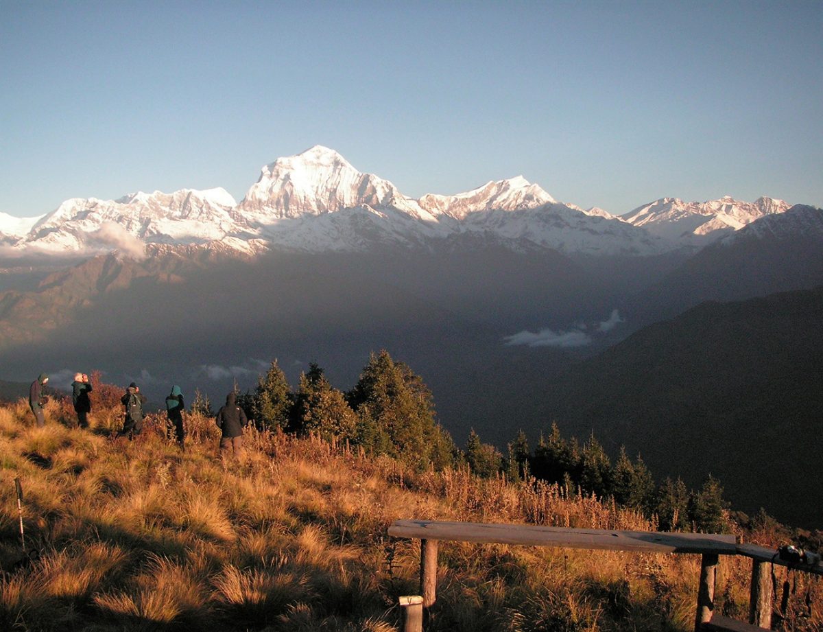 Sonnenaufgang in Nepal