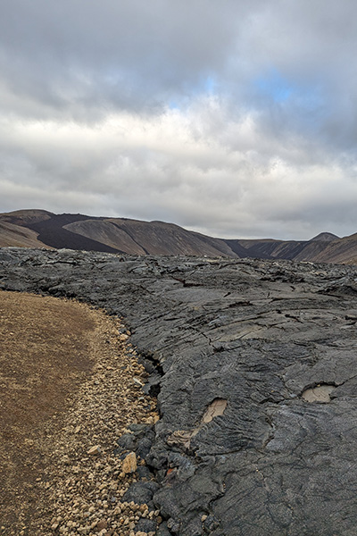 Lavafeld in Island