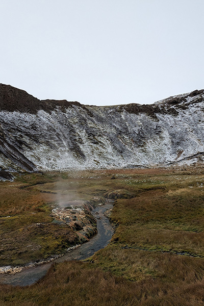 Reykjadalur Heißer Fluss, Island