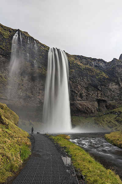 Wasserfall an Südküste Islands