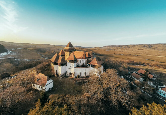 Burg in Siebenbürgen, Rumänien