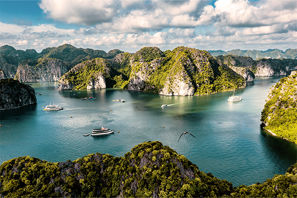 Lan Ha Bucht in Vietnam