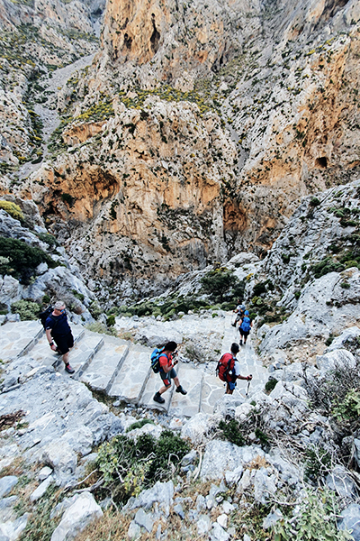 Kourtaliotiko Schlucht auf Kreta