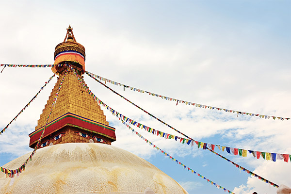 Affentempel in Kathmandu, Nepal