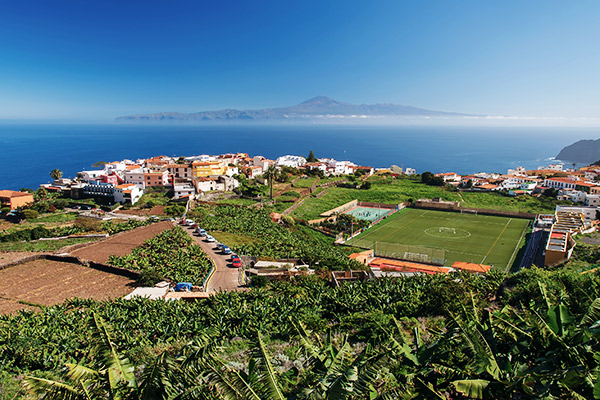 Dorf Agulo auf La Gomera