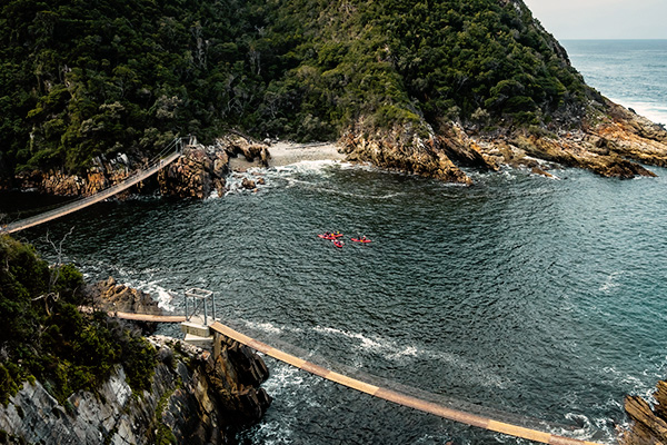 Kajakfahren im Tsitsikamma-Nationalpark