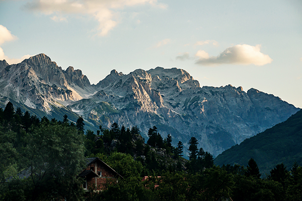 Die Gipfel im Nationalpark Valbona