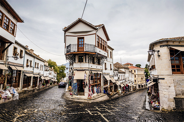 Die Altstadt von Gjirokaster