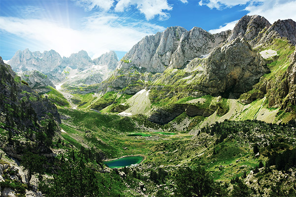 Albanische Alpen, Albanien