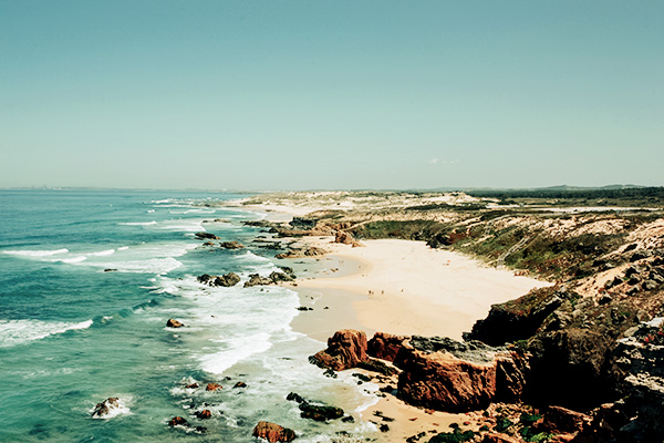 Aussicht vom Fischerweg (Rota Vicentina), Algarve