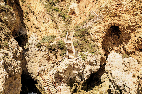 Klippenpfad Ponta da Piedade, Portugal