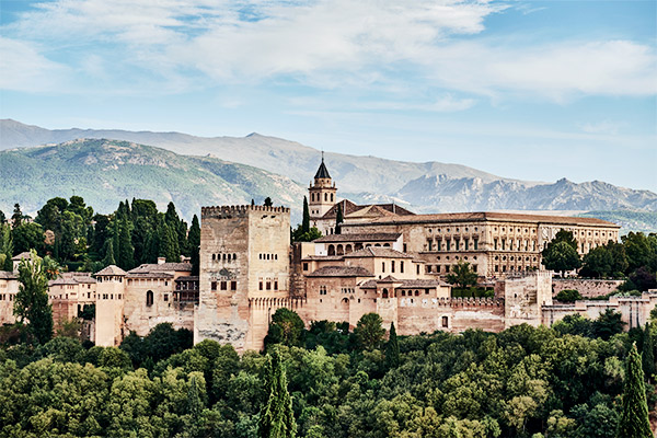 Alhambra in Granada, Andalusien