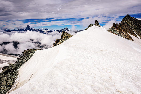 Aussicht vom Allalinhorn