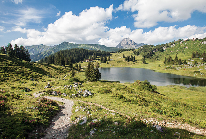 Der Körber See am Arlberg