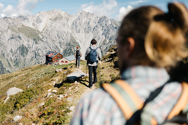 Schutzhütte am Arlberg Trail