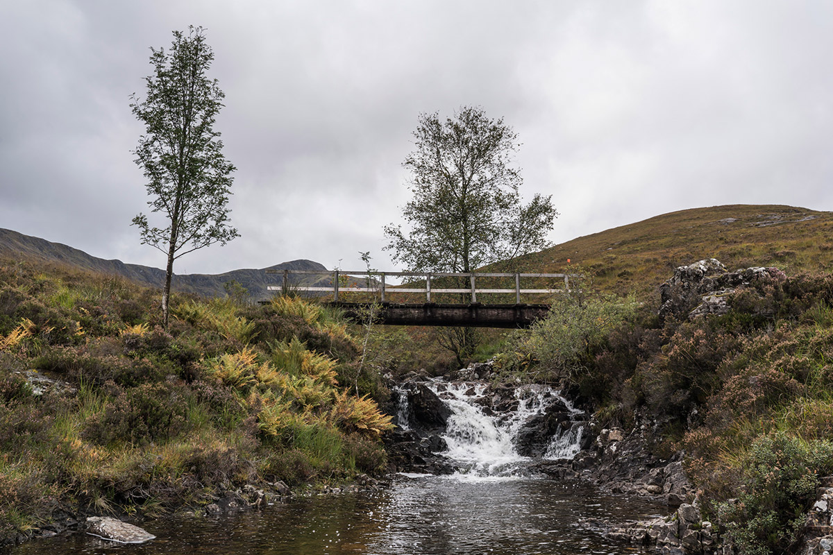 Brücke auf dem Weg nach Kinlochleven