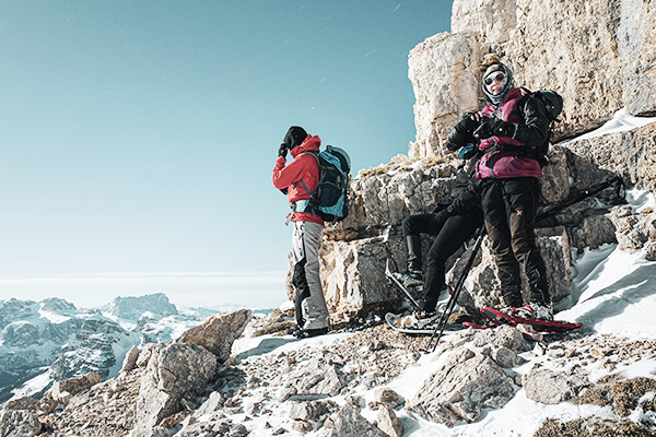 uß des Gipfelaufbaus Heiligkreuzkofels, Dolomiten