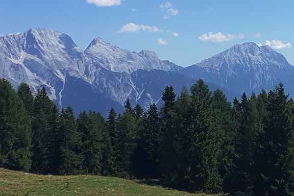 Ausblick nahe der Simmering Alm