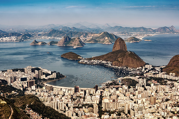 Blick auf Rio de Janeiro, Brasilien