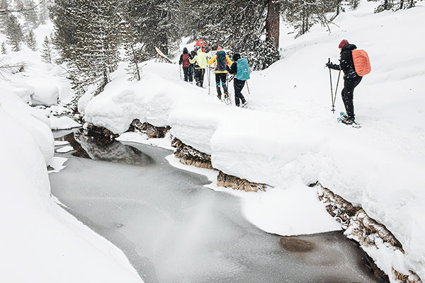 Winterliche Landschaft, Dolomiten