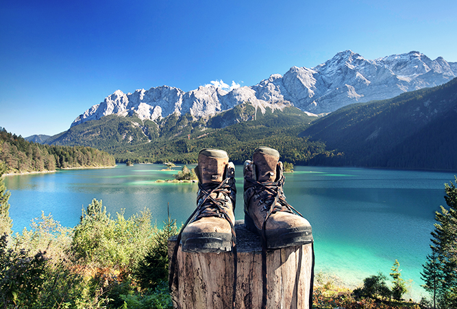 Wandern am Eibsee