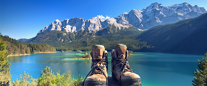 Wandern am Eibsee