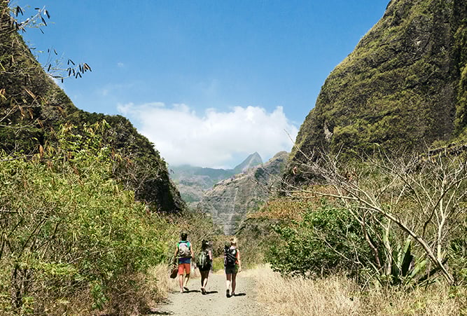 Wanderer auf La Réunion