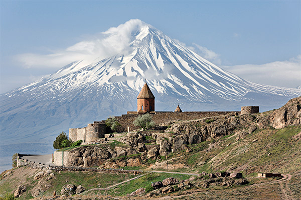 Blick zum Ararat, Armenien