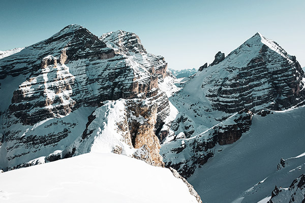 Blick am Monte Castello, Dolomiten