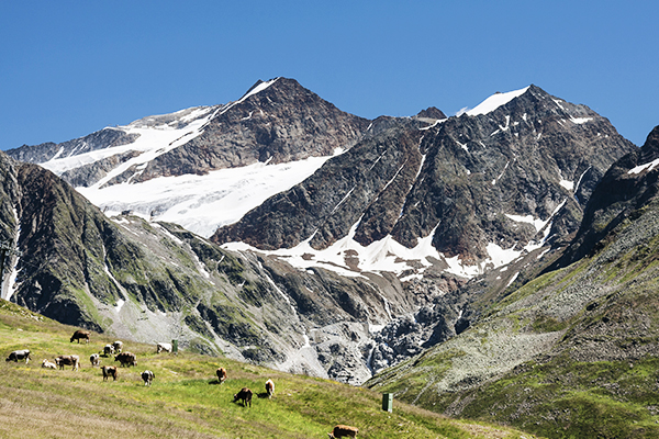 Aussicht von der Braunschweiger Hütte