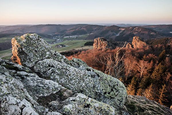 Bruckhauser Steine am Rothaarsteig