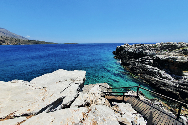 Die Bucht Marmara am lybischen Meer